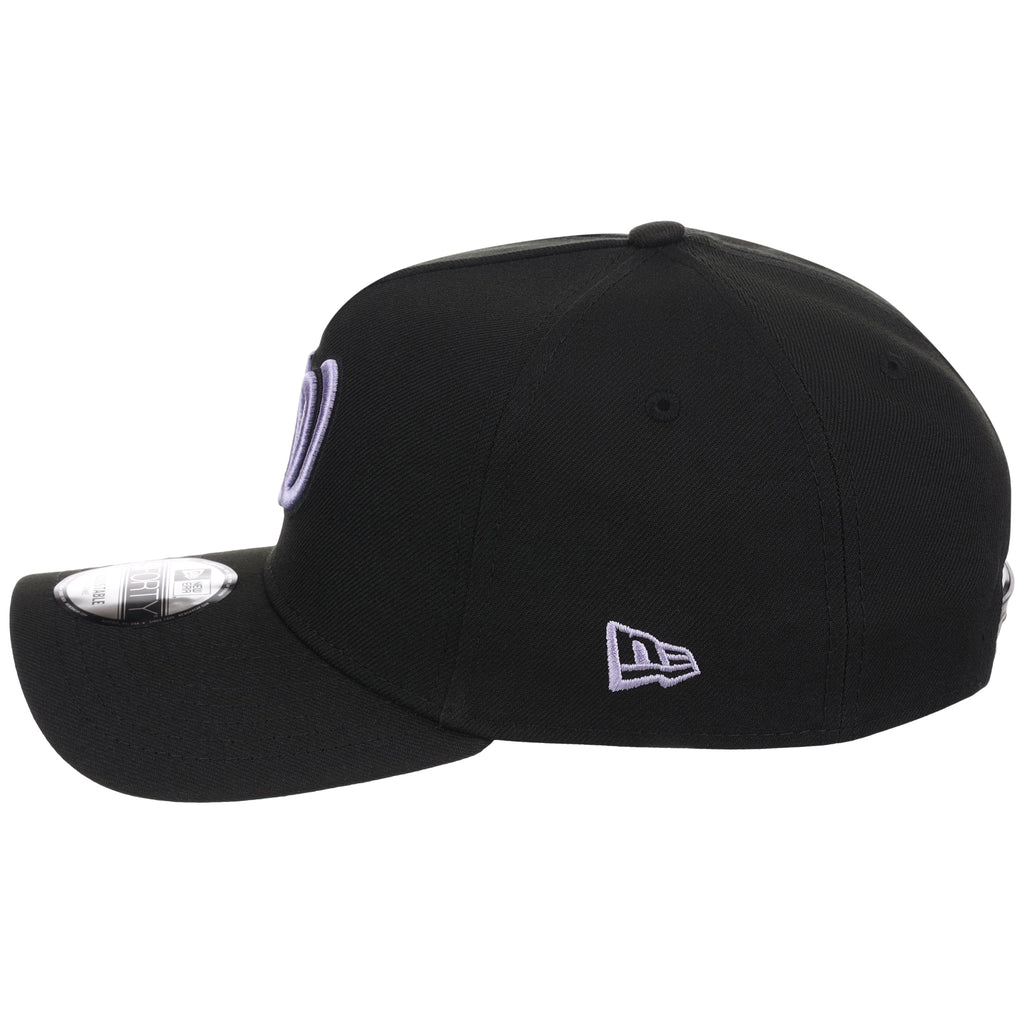Washington Nationals MLB Black x Lavender FASHION CORE New Era 9FORTY A-Frame
