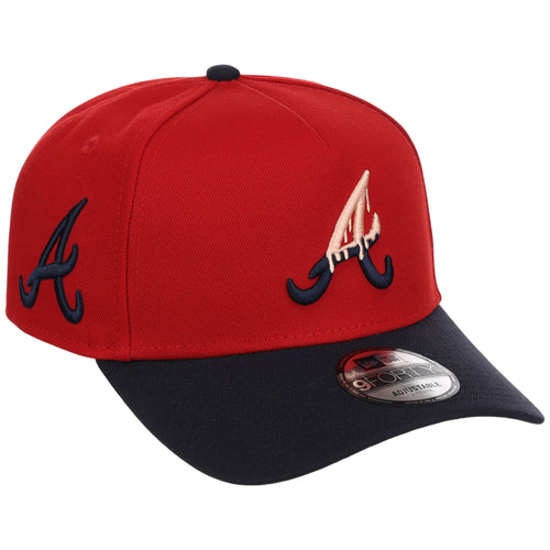 Atlanta Braves Peach Drip Atlanta Crown the City New Era 9FORTY