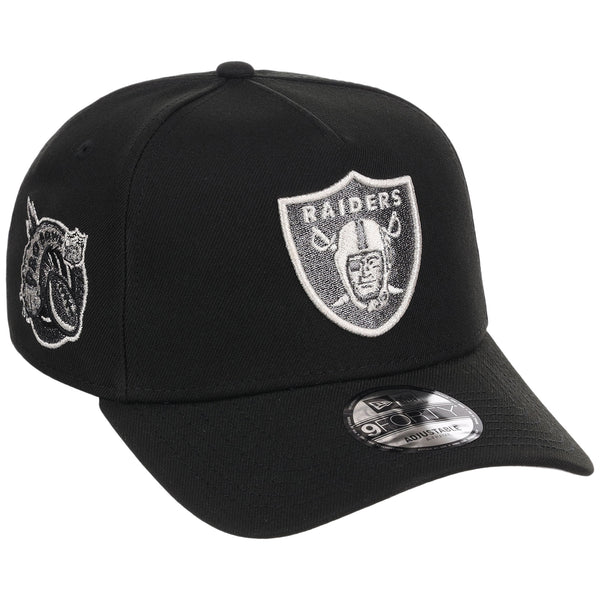 Newera 9forty ラスベガスレイダース LasVegas Raider Las Vegas Raiders NFL Liquid Titanium New Era 9FORTY – LidsHatDrop