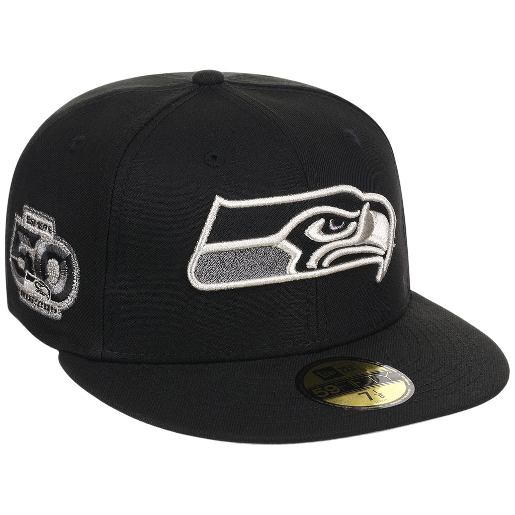 Seattle Seahawks NFL Liquid Titanium New Era 59FIFTY