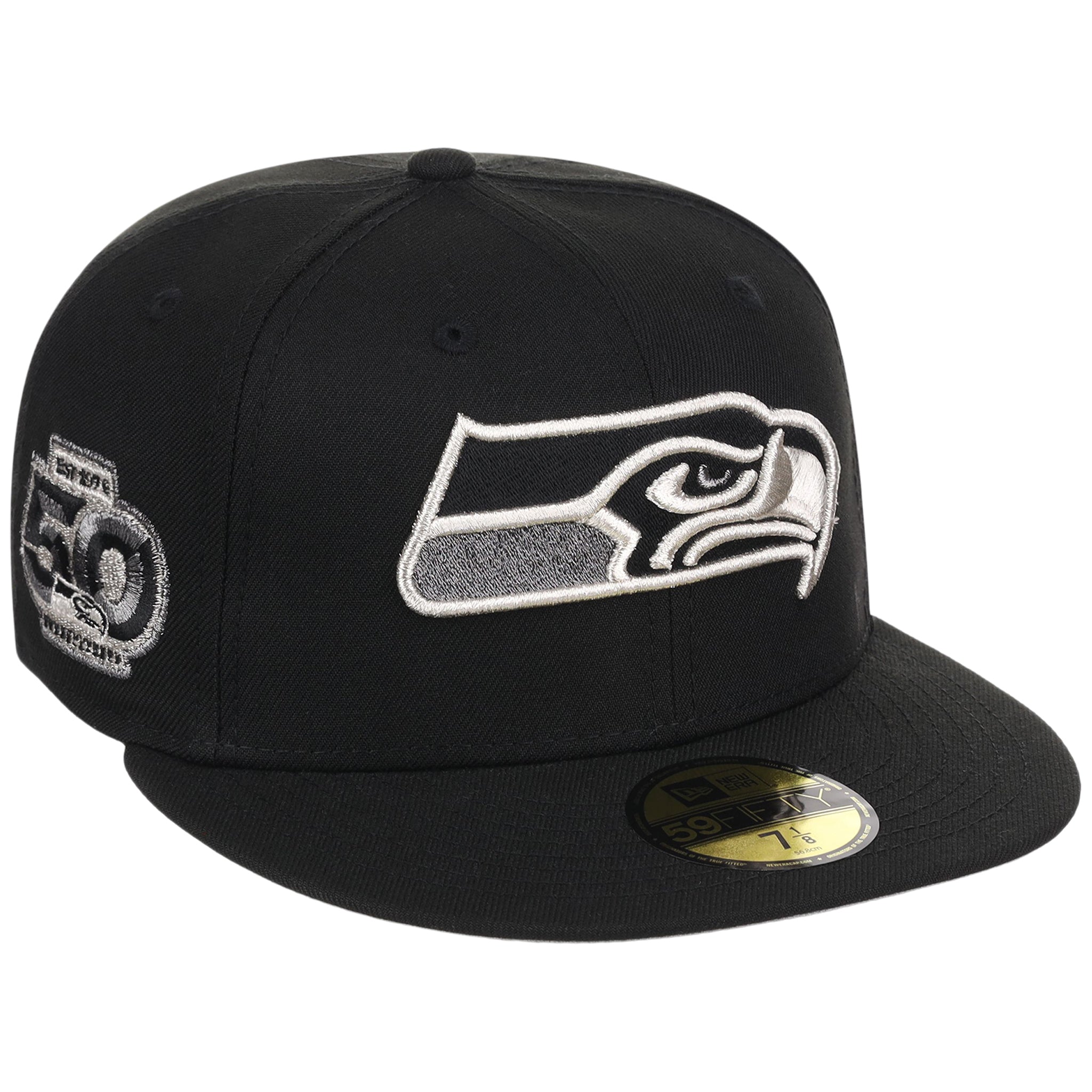 Seattle Seahawks NFL Liquid Titanium New Era 59FIFTY