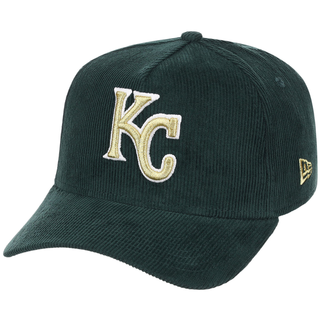 Kansas City Royals MLB Dark Green Cord FASHION CORE New Era 9FORTY A-Frame