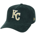 Kansas City Royals MLB Dark Green Cord FASHION CORE New Era 9FORTY A-Frame