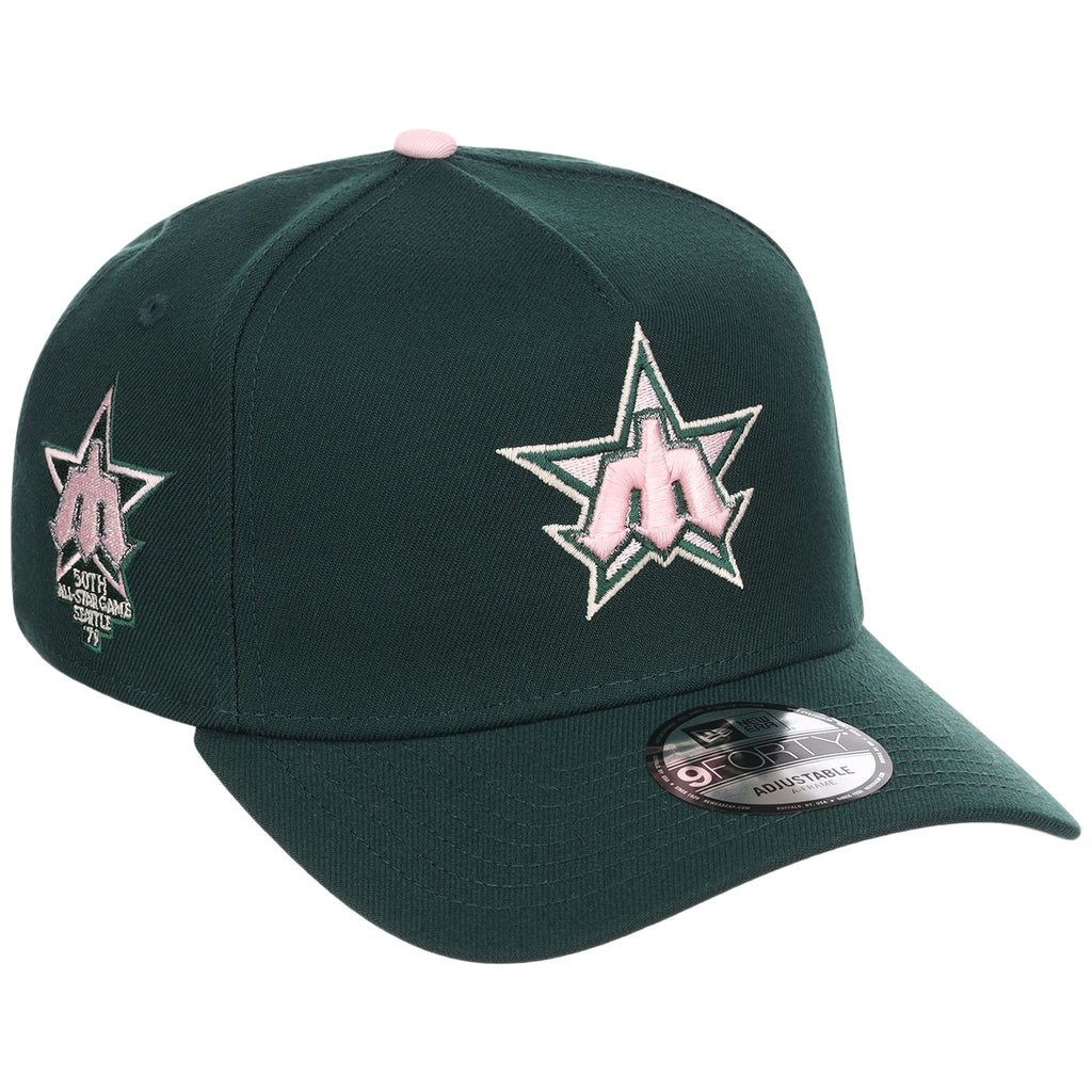 Seattle Mariners MLB Emerald Bloom New Era 9FORTY A-Frame