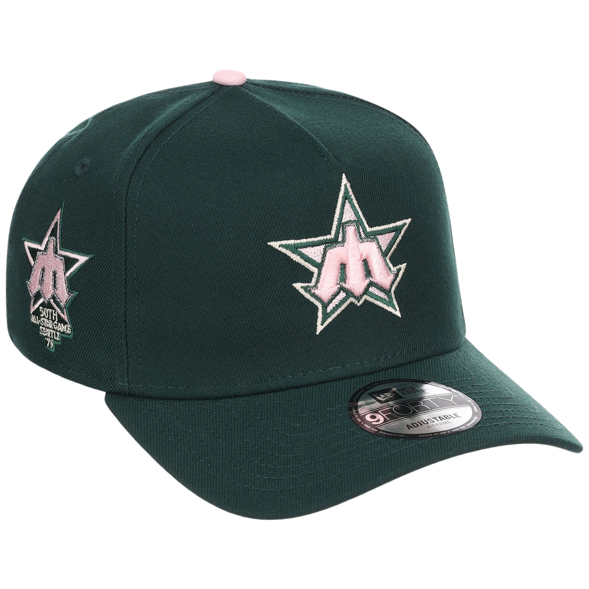 Seattle Mariners MLB Emerald Bloom New Era 9FORTY A-Frame