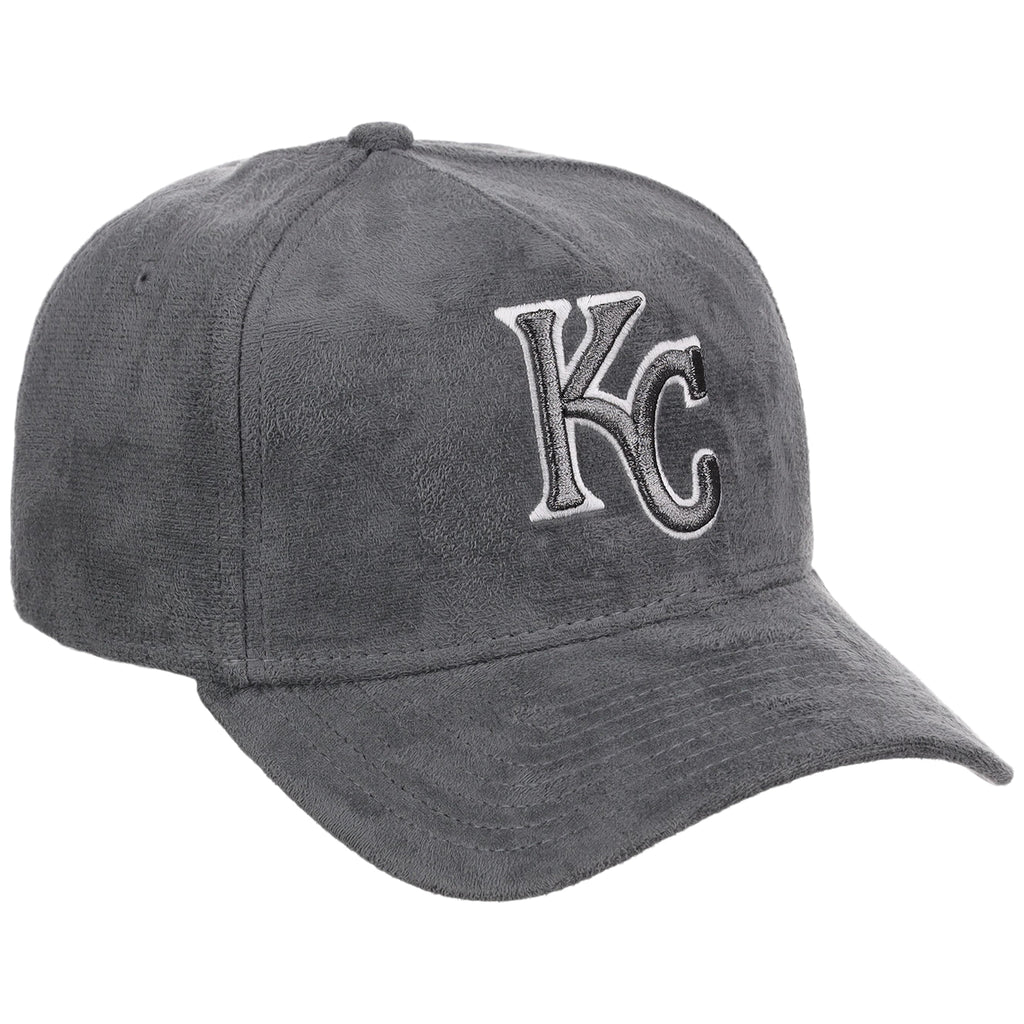 Kansas City Royals MLB Gray x Suede FASHION CORE New Era 9FORTY A-Frame