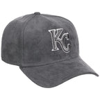 Kansas City Royals MLB Gray x Suede FASHION CORE New Era 9FORTY A-Frame