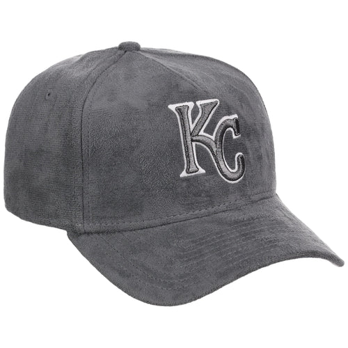 Kansas City Royals MLB Gray x Suede FASHION CORE New Era 9FORTY A-Frame