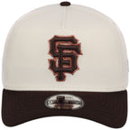 San Francisco Giants MLB Chrome x Burnt Wood FASHION CORE New Era 9FORTY A-Frame