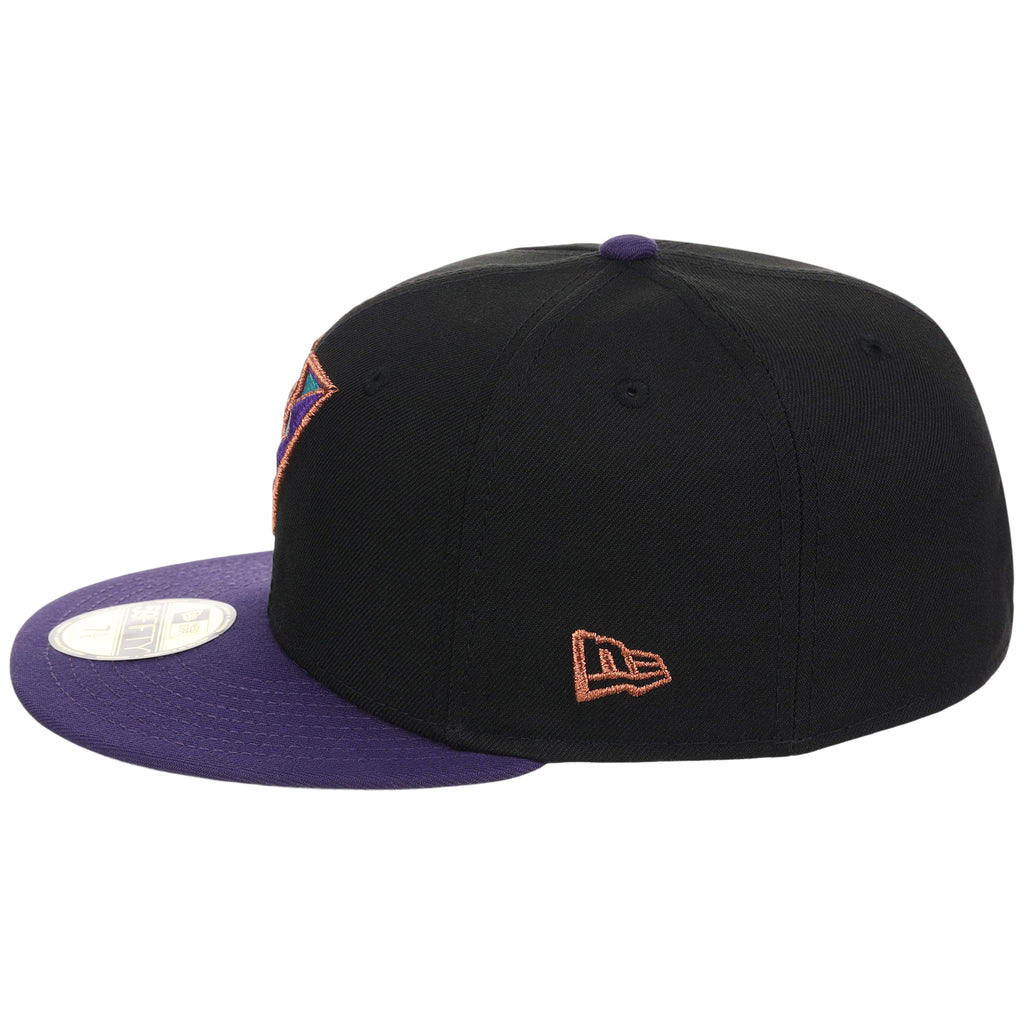 Arizona Diamondbacks MLB Flipmode 2.0 New Era 59FIFTY (Black/Purple/Gray)