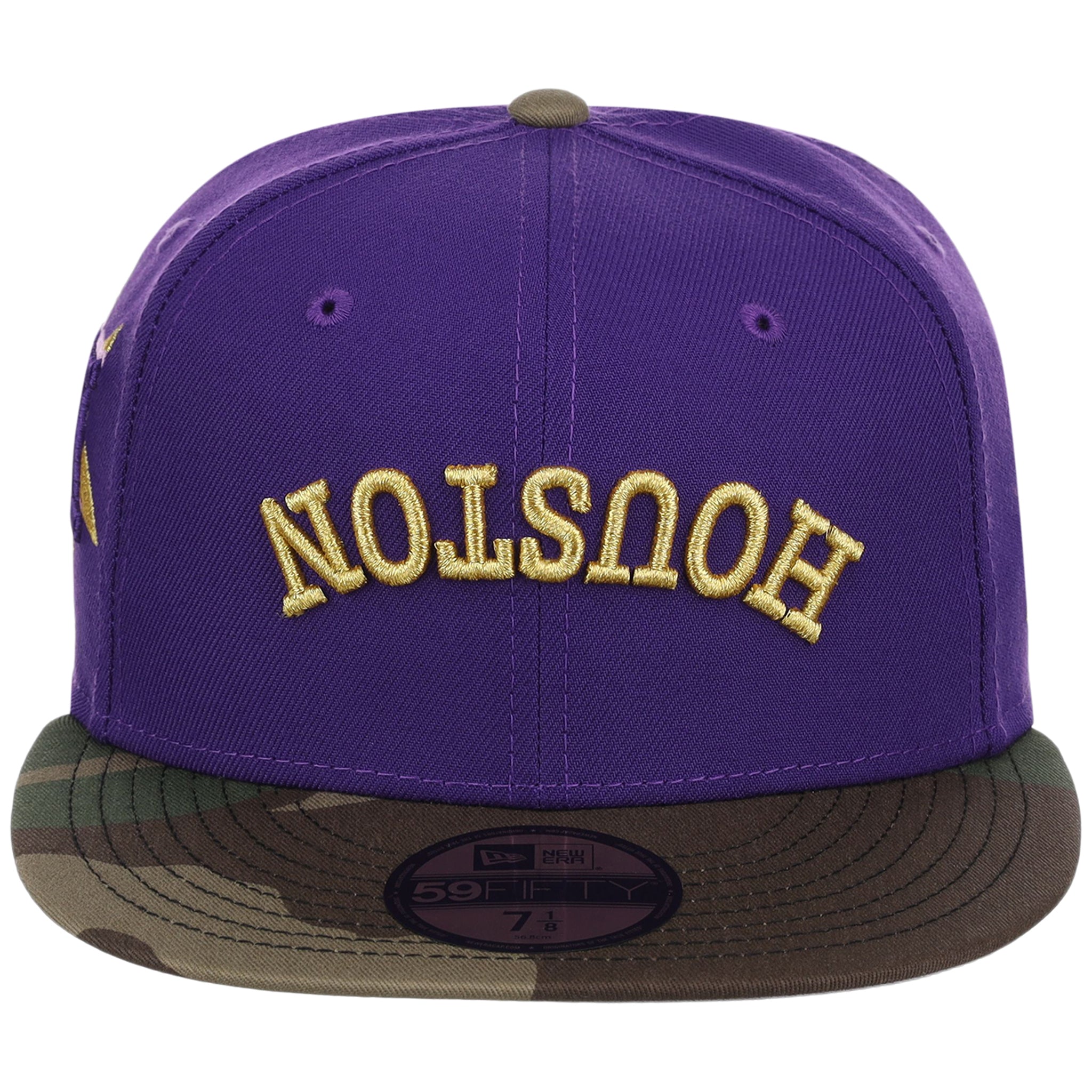 Houston Astros Side A: Track One New Era 59FIFTY (Purple/Woodland)