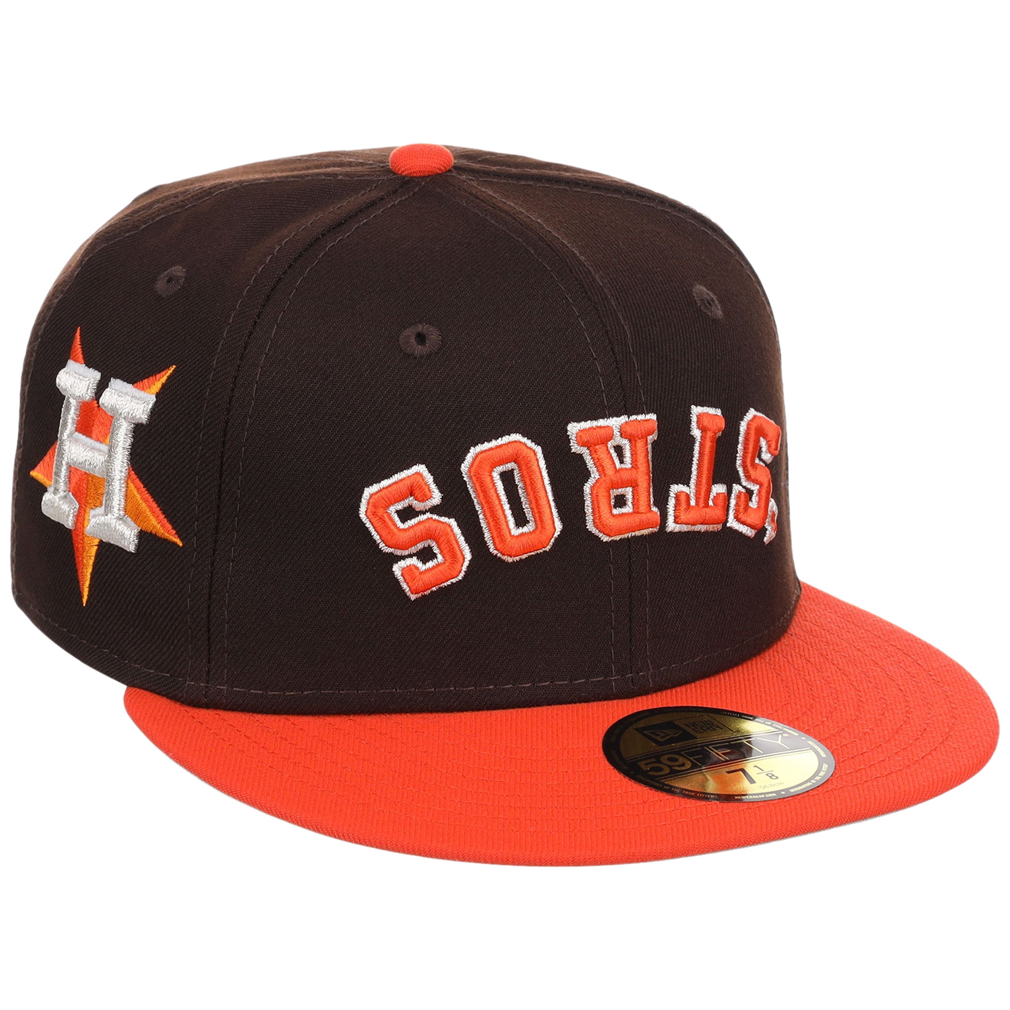 Houston Astros MLB Flipmode 2.0 New Era 59FIFTY (Brown/Orange/Gray)