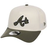 Atlanta Braves MLB Chrome Olive New Era 9FORTY