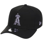 Anaheim Angels MLB Black x Lavender FASHION CORE New Era 9FORTY A-Frame