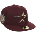 Houston Astros Julieta 2.0 'The Chapters' New Era 59FIFTY Collection (Maroon/Maroon)