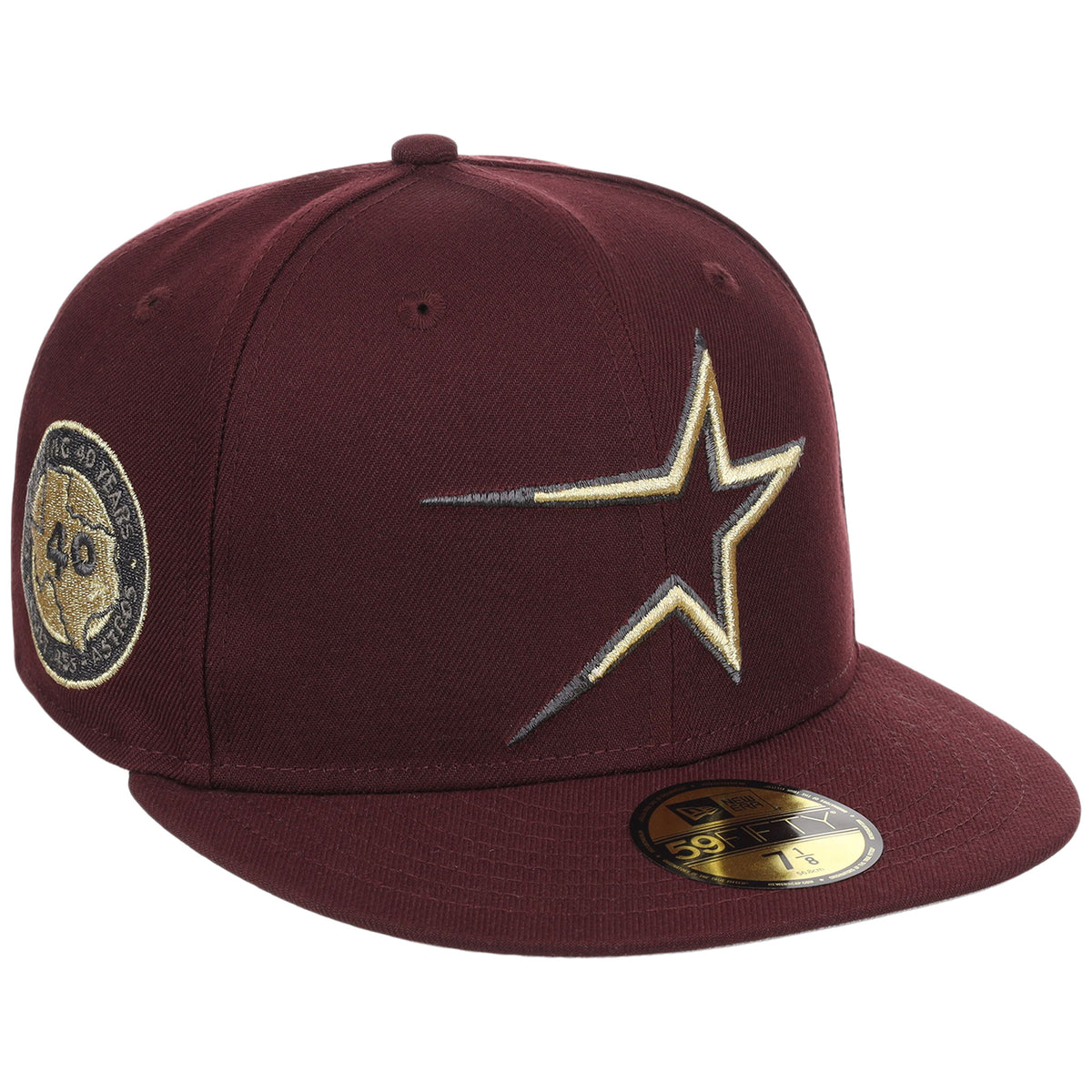 Houston Astros Julieta 2.0 'The Chapters' New Era 59FIFTY Collection (Maroon/Maroon)
