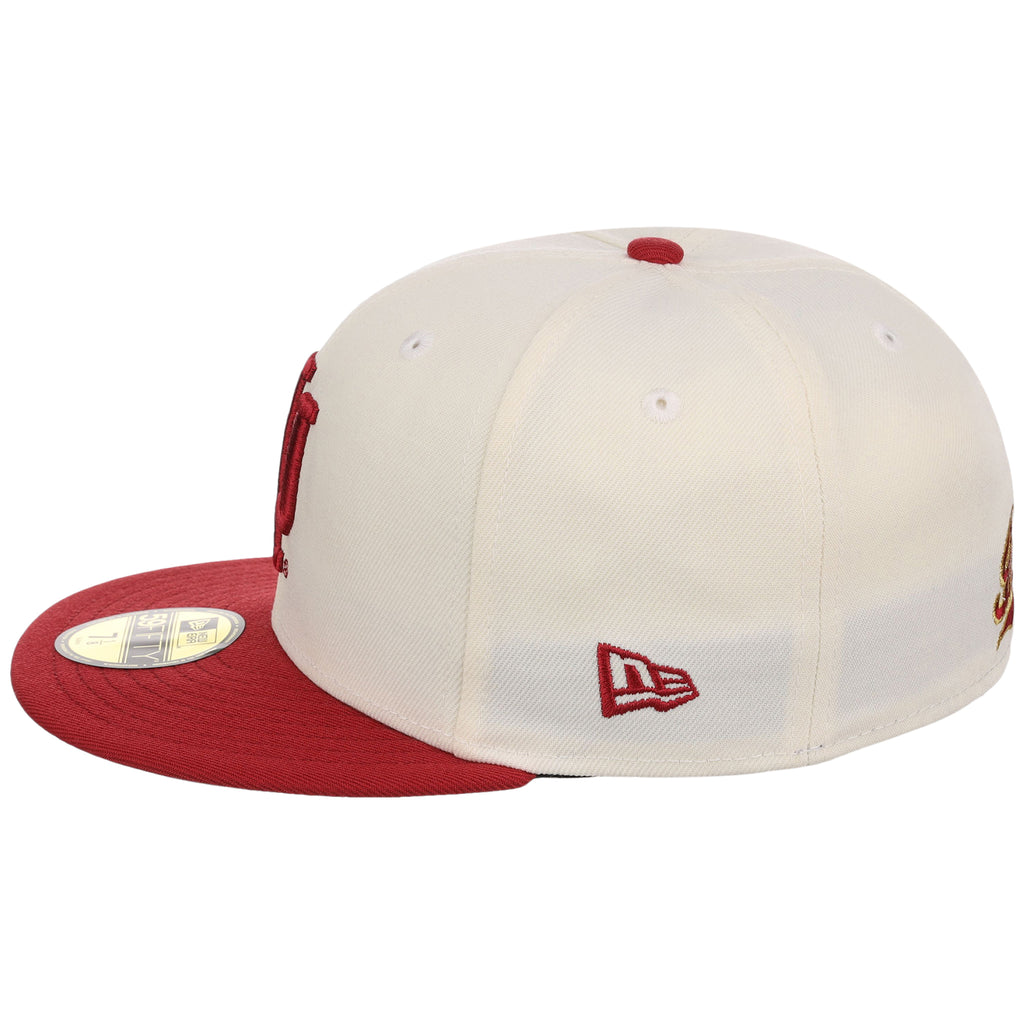 Indiana Hoosiers IU Champ Pack New Era 59FIFTY (Chrome/Red)