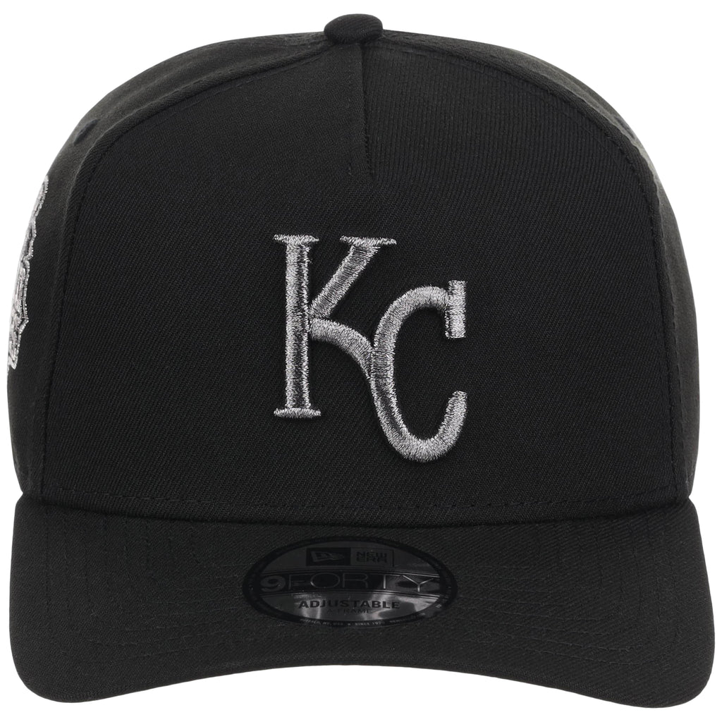 Kansas City Royals MLB Liquid Titanium New Era 9FORTY A-Frame