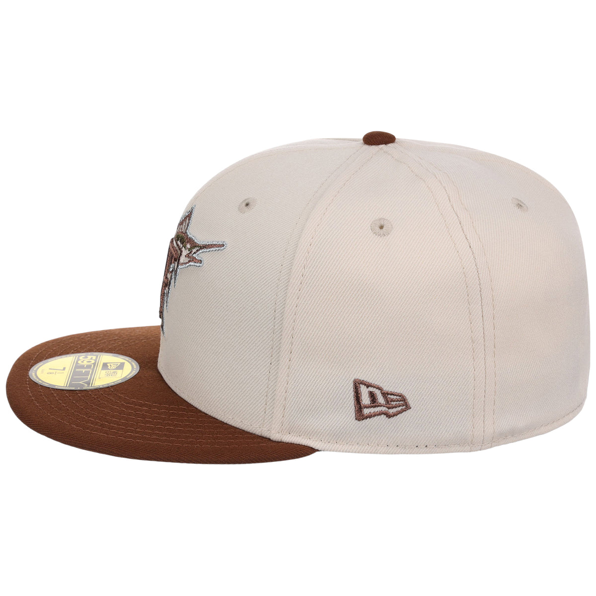 Florida Marlins MLB Auburn Cream New Era 59FIFTY