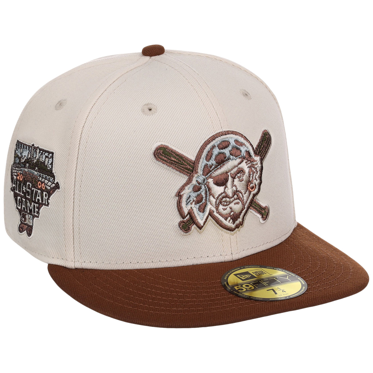 Pittsburgh Pirates MLB Auburn Cream New Era 59FIFTY