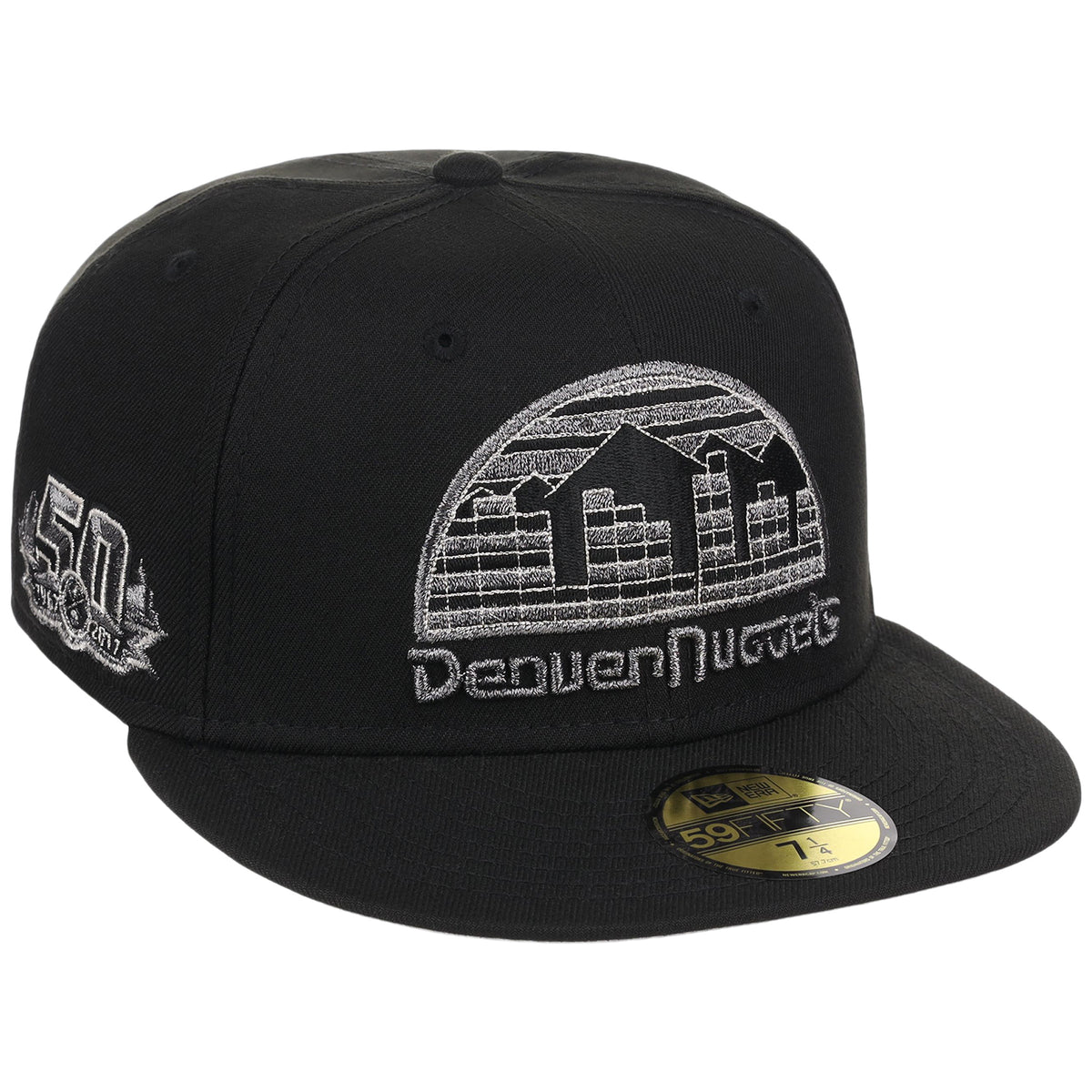 Denver Nuggets NBA Liquid Titanium New Era 59FIFTY