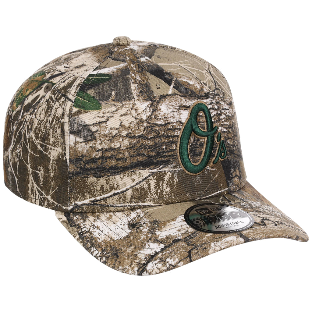 Baltimore Orioles MLB Realtree FASHION CORE New Era 9FORTY A-Frame