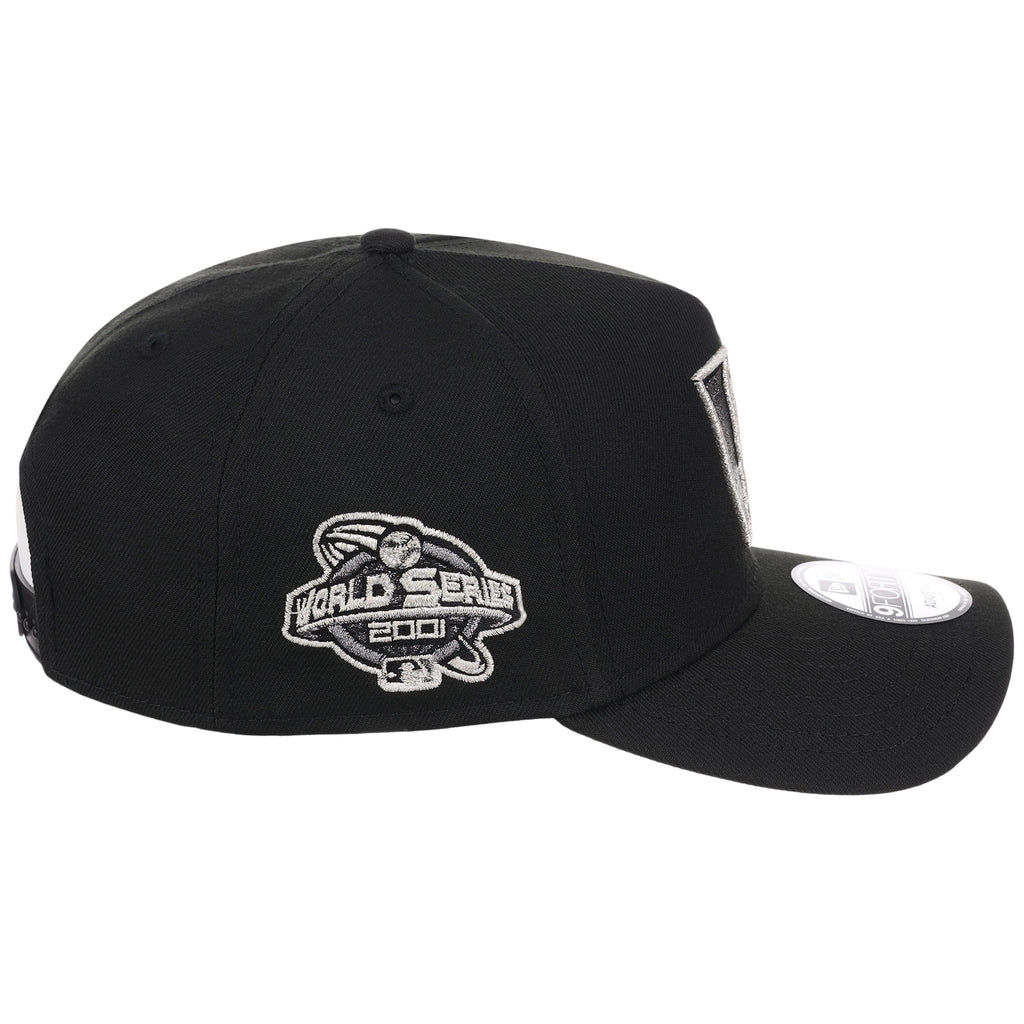 Arizona Diamondbacks MLB Flipmode 2.0 Liquid Titanium New Era 9FORTY A-Frame (Black/Black/Gray)