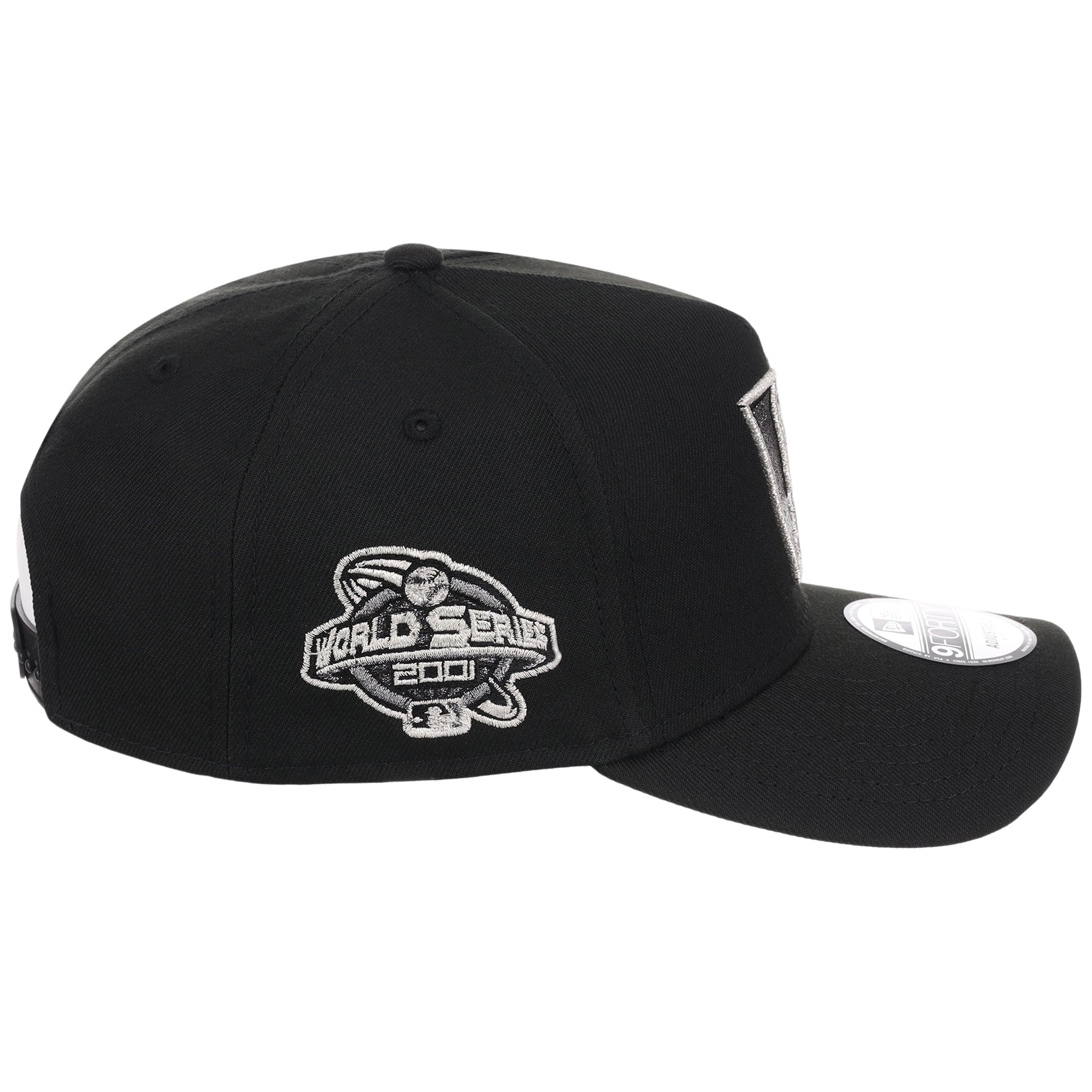 Arizona Diamondbacks MLB Flipmode 2.0 Liquid Titanium New Era 9FORTY A-Frame (Black/Black/Gray)