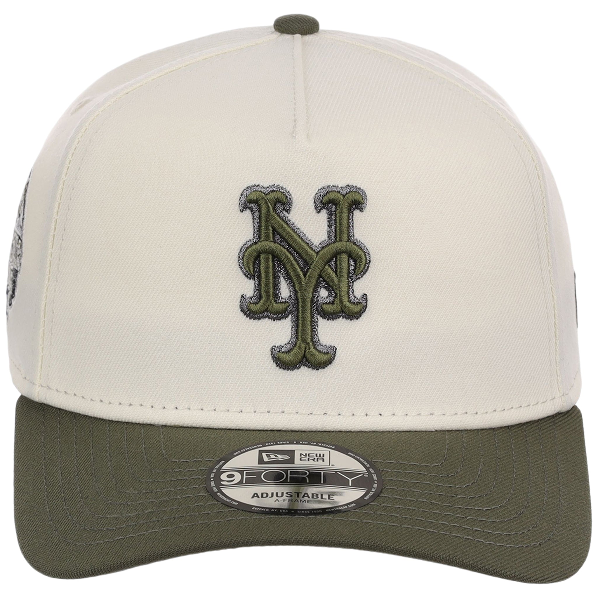 New York Mets MLB Chrome Olive New Era 9FORTY