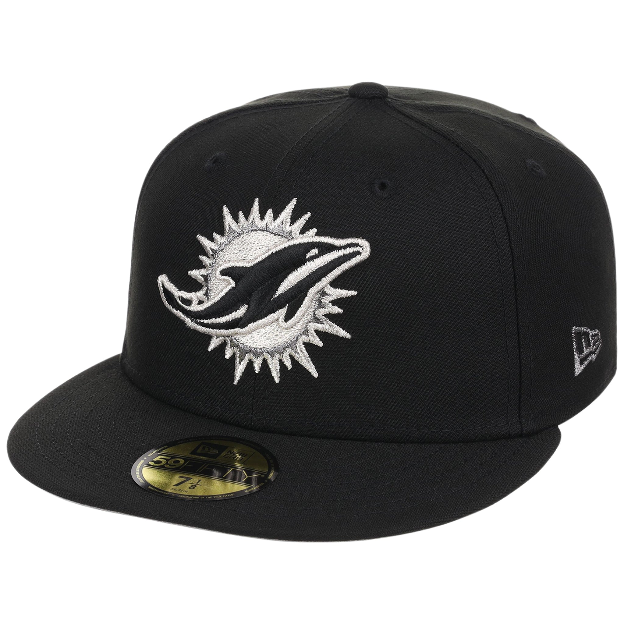 Miami Dolphins NFL Liquid Titanium New Era 59FIFTY