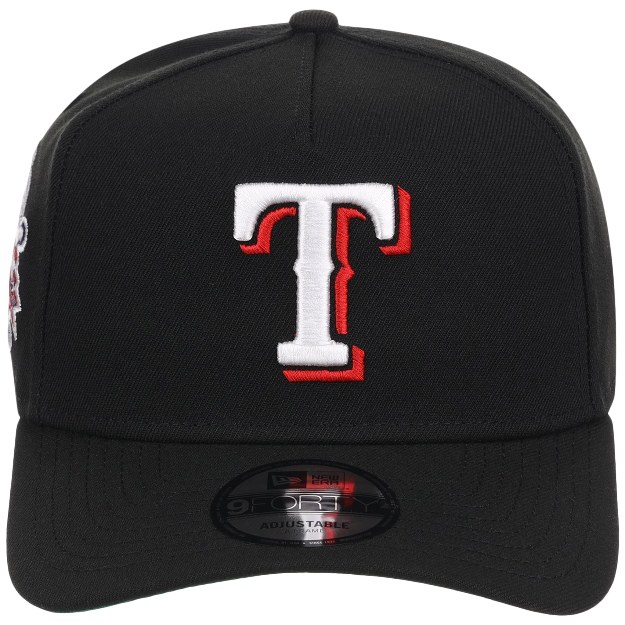 Texas Rangers MLB Black Dome New Era 9FORTY A-Frame