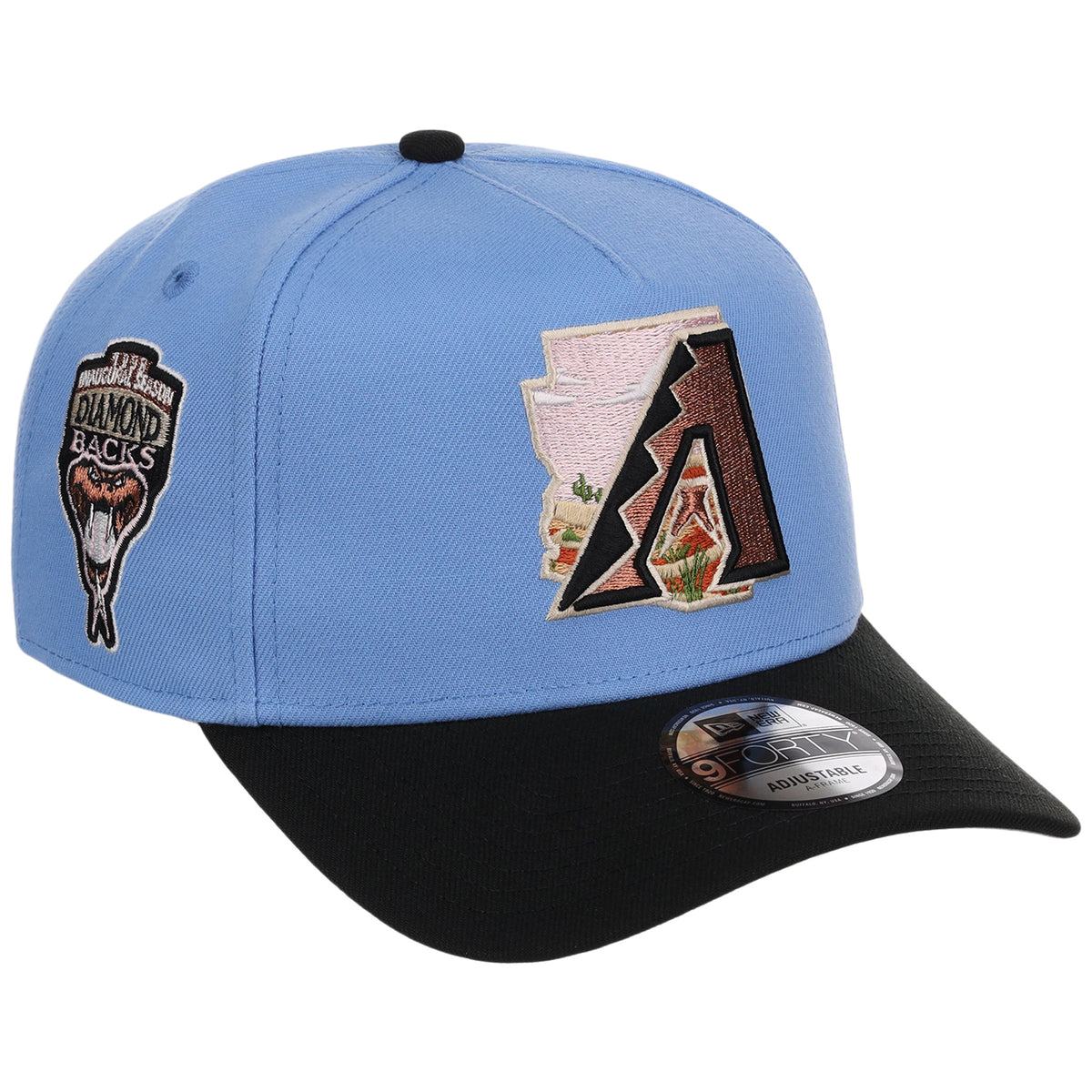 Arizona Diamondbacks Phoenix Crown the City New Era 9FORTY A-Frame (Blue/Black)