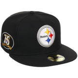 Pittsburgh Steelers NFL Black Dome New Era 59FIFTY