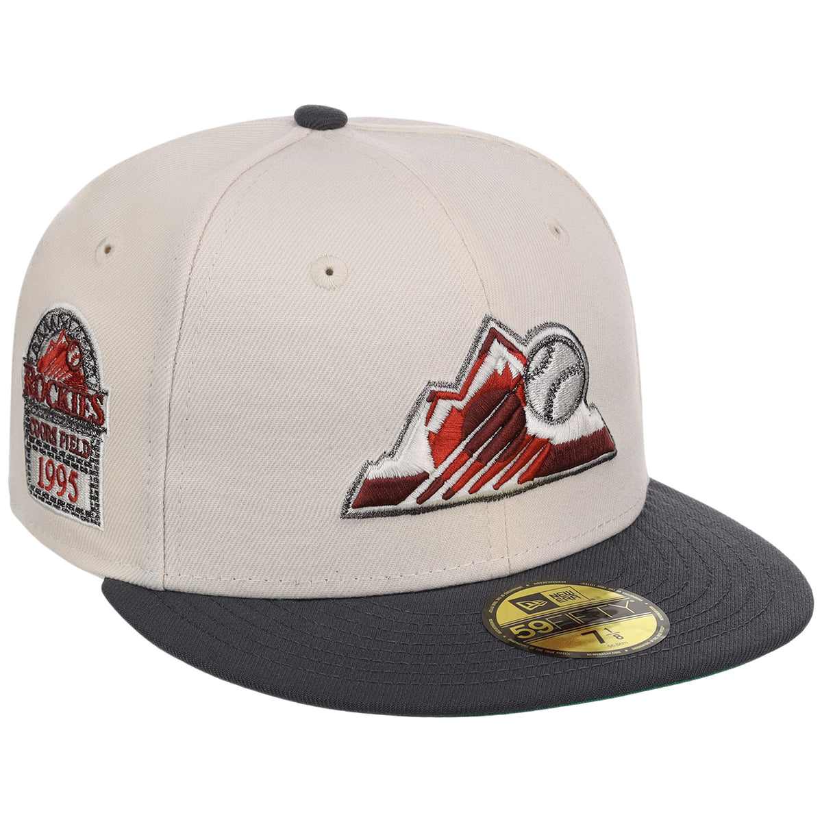 Colorado Rockies MLB Cream x Graphite New Era 59FIFTY – 1