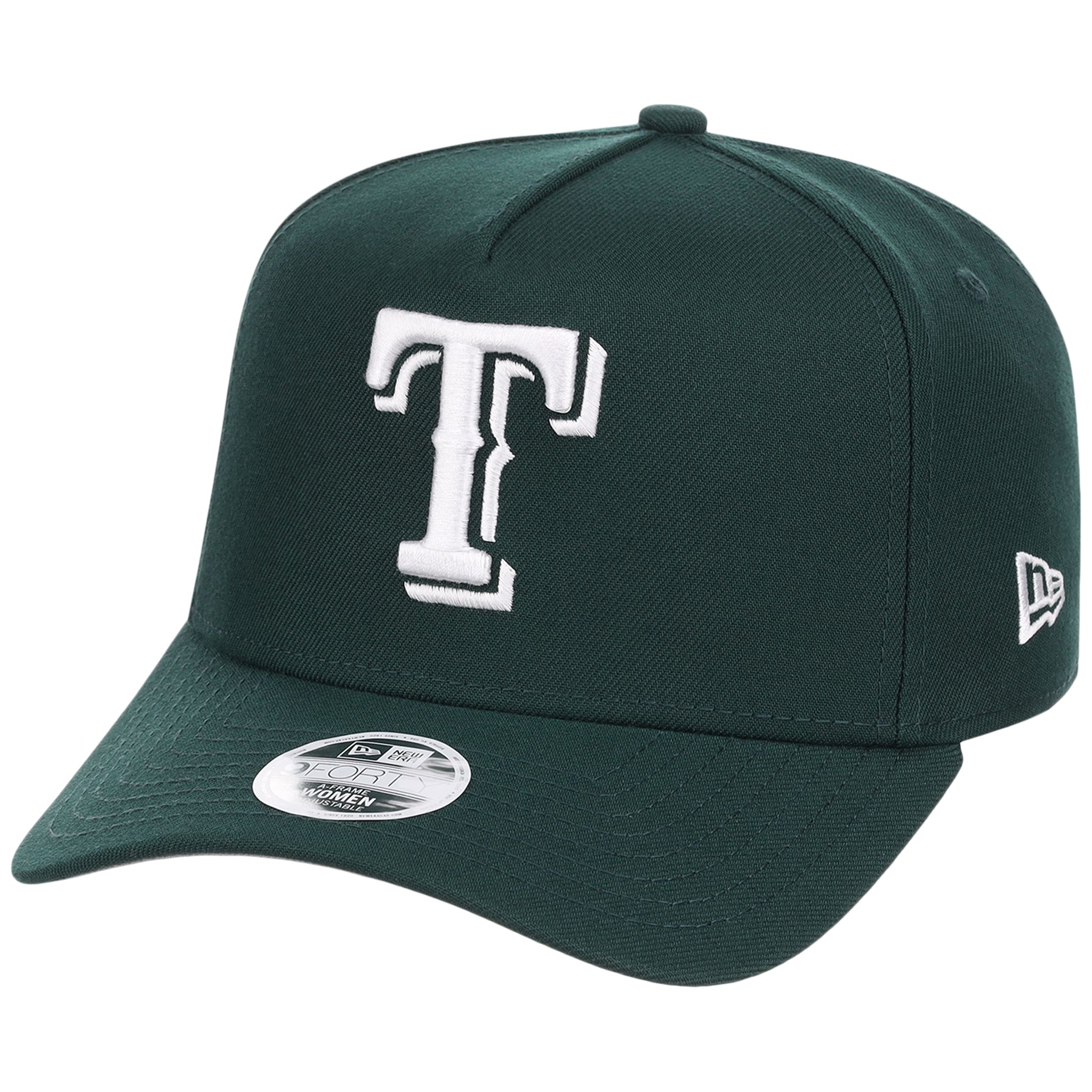 Texas Rangers Women's New Era 9FORTY Dark Green A-Frame
