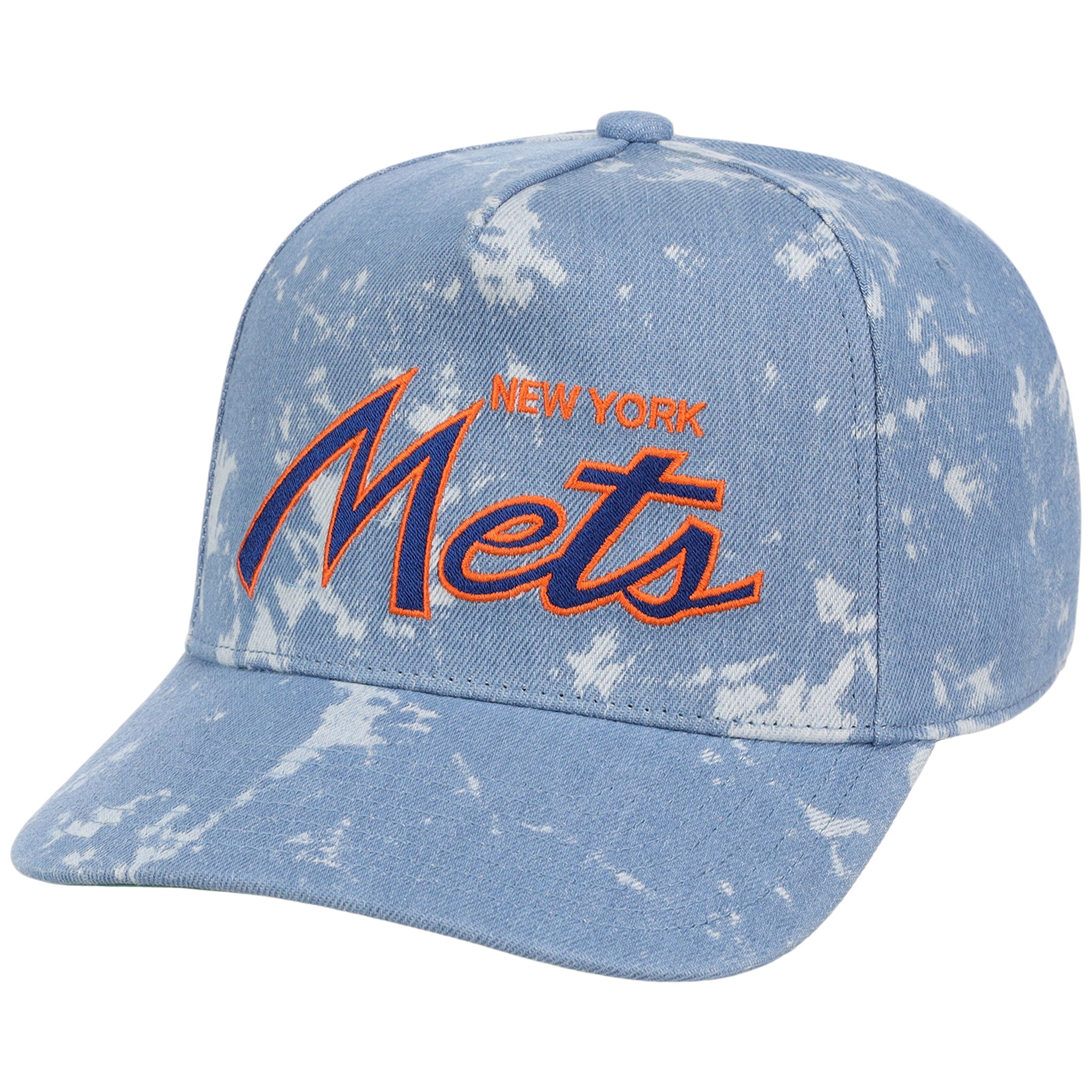 New York Mets MLB Acid Wash Mitchell & Ness Pro Pinch
