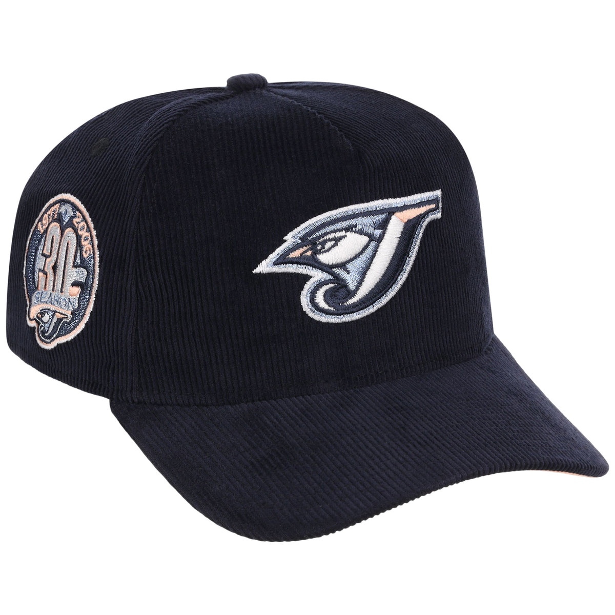 Toronto Blue Jays MLB Peach Ice Navy Cord New Era 9FORTY A-Frame