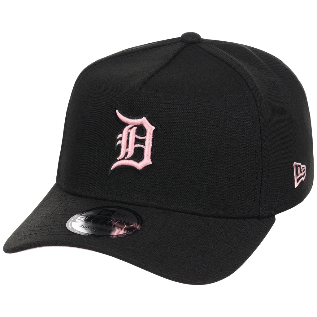 Detroit Tigers MLB Black x Pink FASHION CORE New Era 9FORTY A-Frame