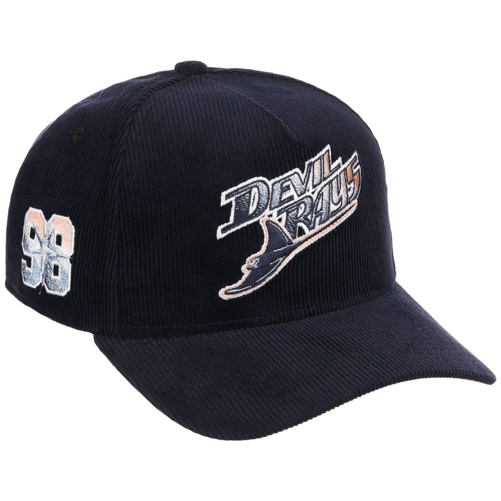 Tampa Bay Rays MLB Peach Ice Navy Cord New Era 9FORTY A-Frame – 1