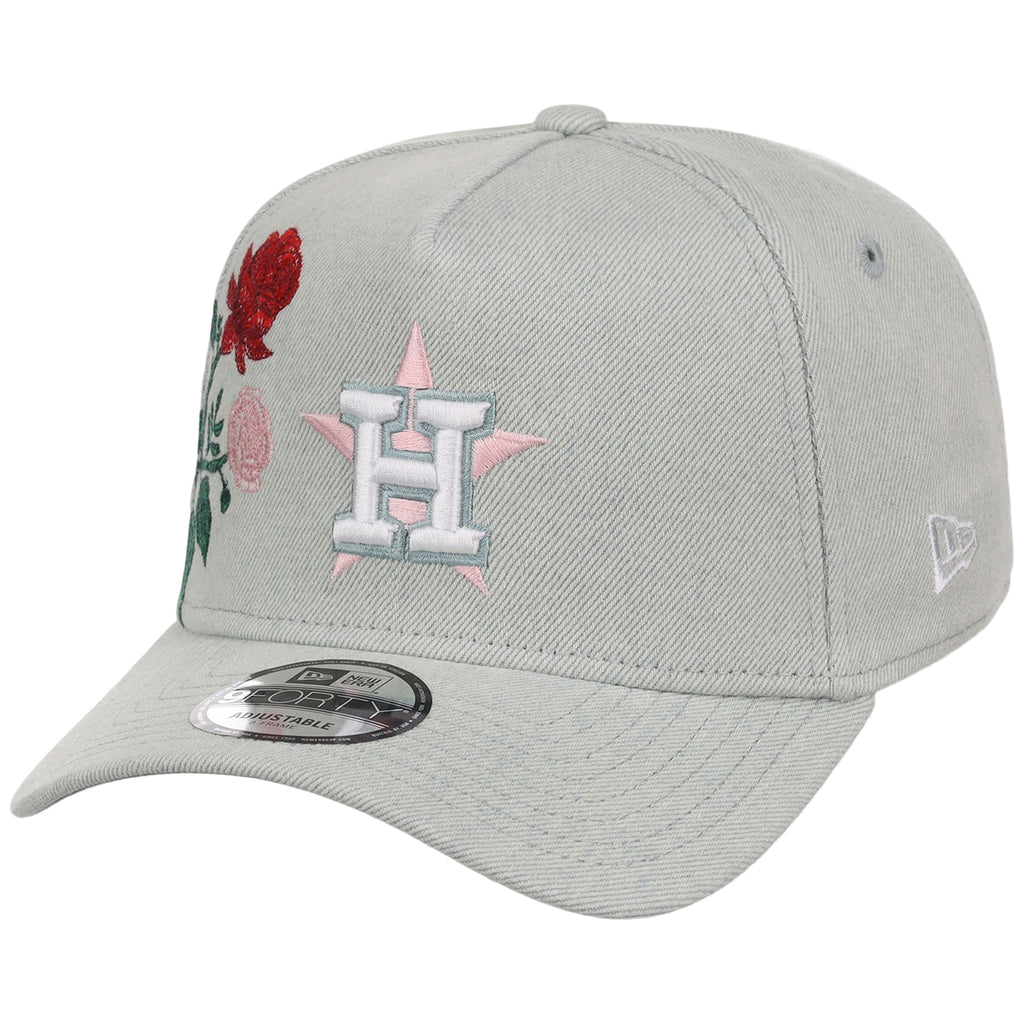 Houston Astros MLB Denim Flower New Era 9FORTY