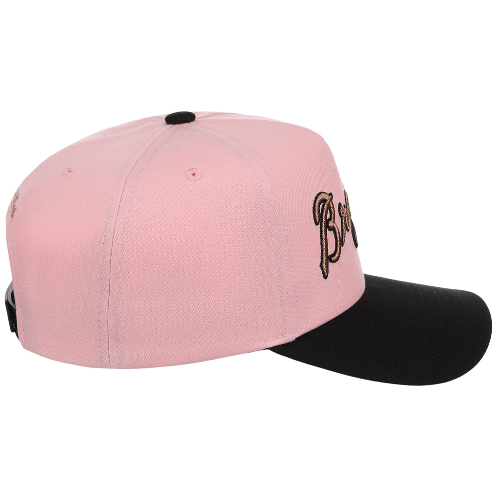 Atlanta Braves MLB Pink Mink Mitchell & Ness Pro Pinch