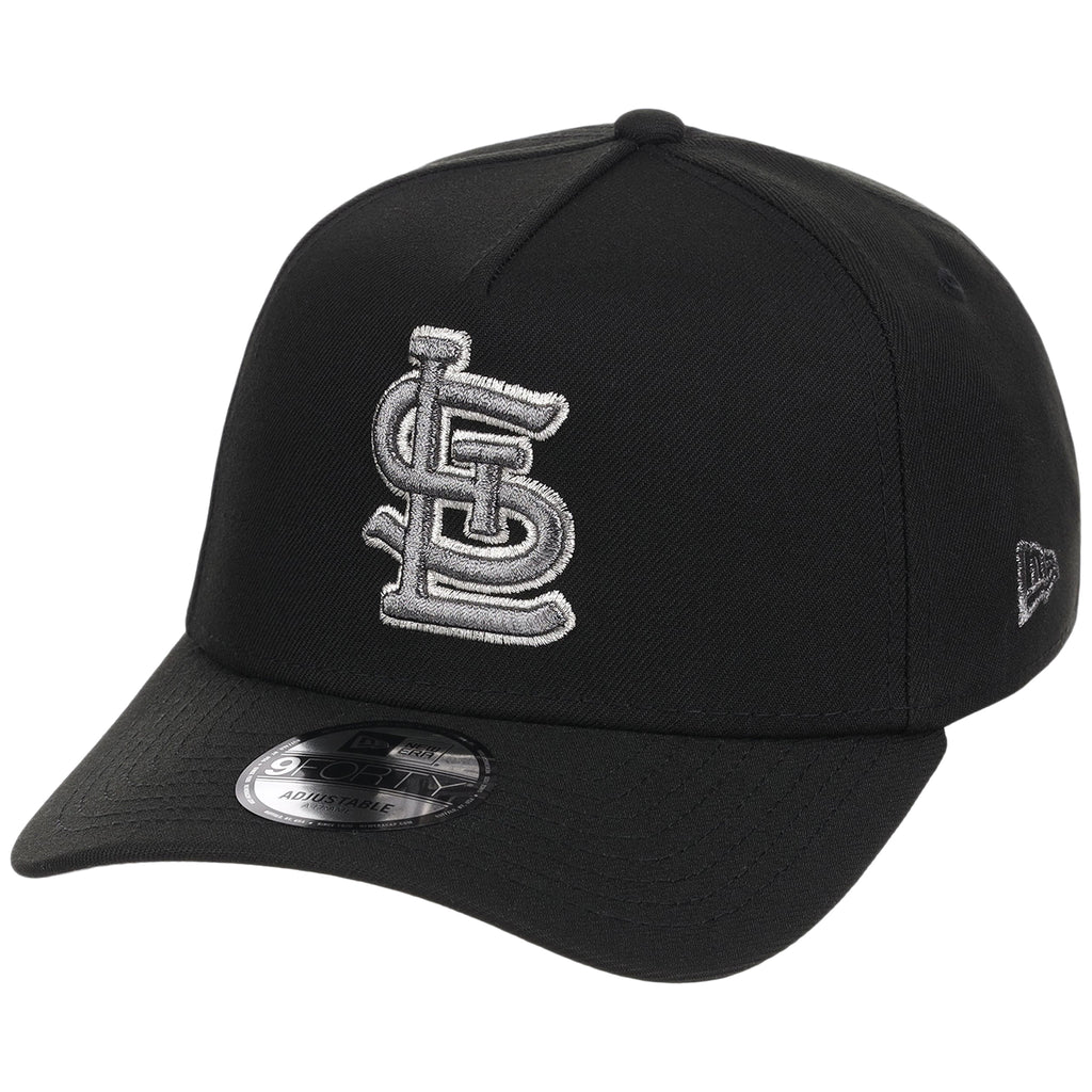 St. Louis Cardinals MLB Liquid Titanium New Era 9FORTY A-Frame