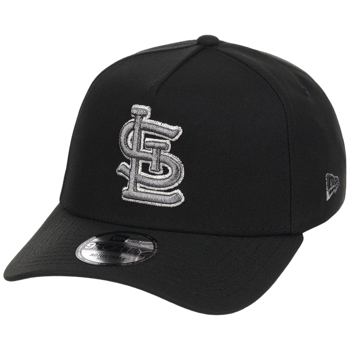 St. Louis Cardinals MLB Liquid Titanium New Era 9FORTY A-Frame