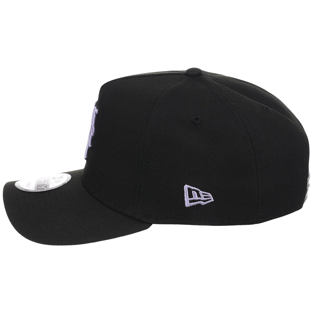 New York Mets MLB Black x Lavender FASHION CORE New Era 9FORTY A-Frame