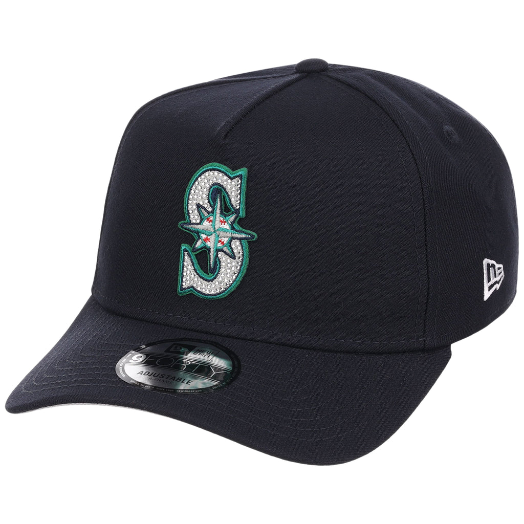 Seattle Mariners MLB Diamond Bling New Era 9FORTY A-Frame