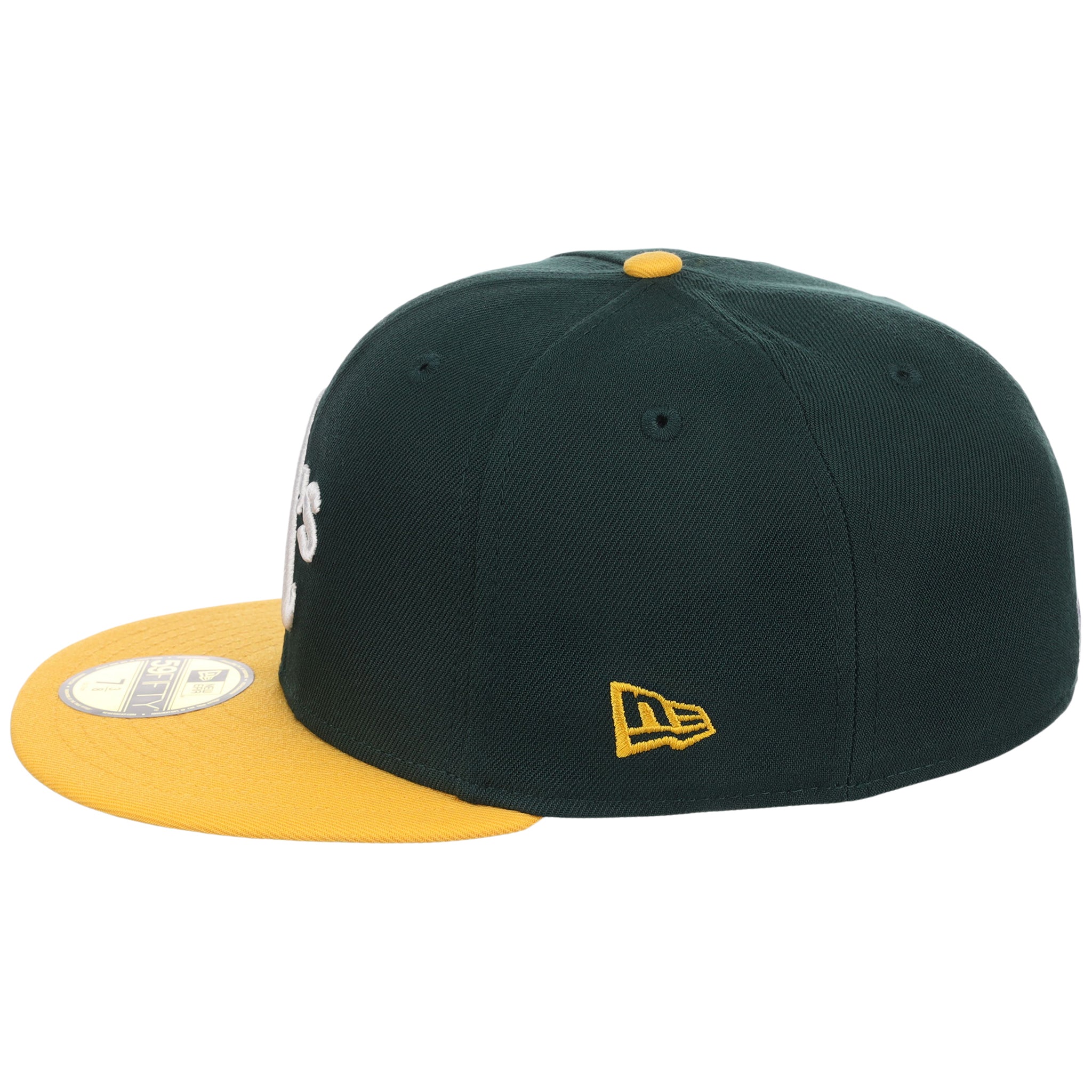 Oakland Athletics MLB Cooperstown Authentic Collection New Era 59FIFTY (Green/Yellow)