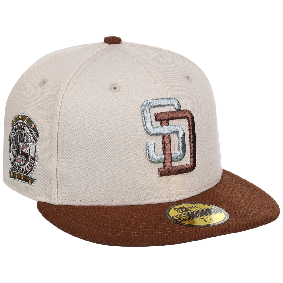San Diego Padres MLB Auburn Cream New Era 59FIFTY