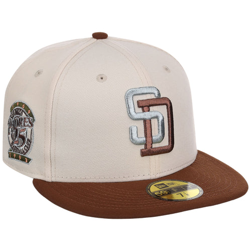 San Diego Padres MLB Auburn Cream New Era 59FIFTY