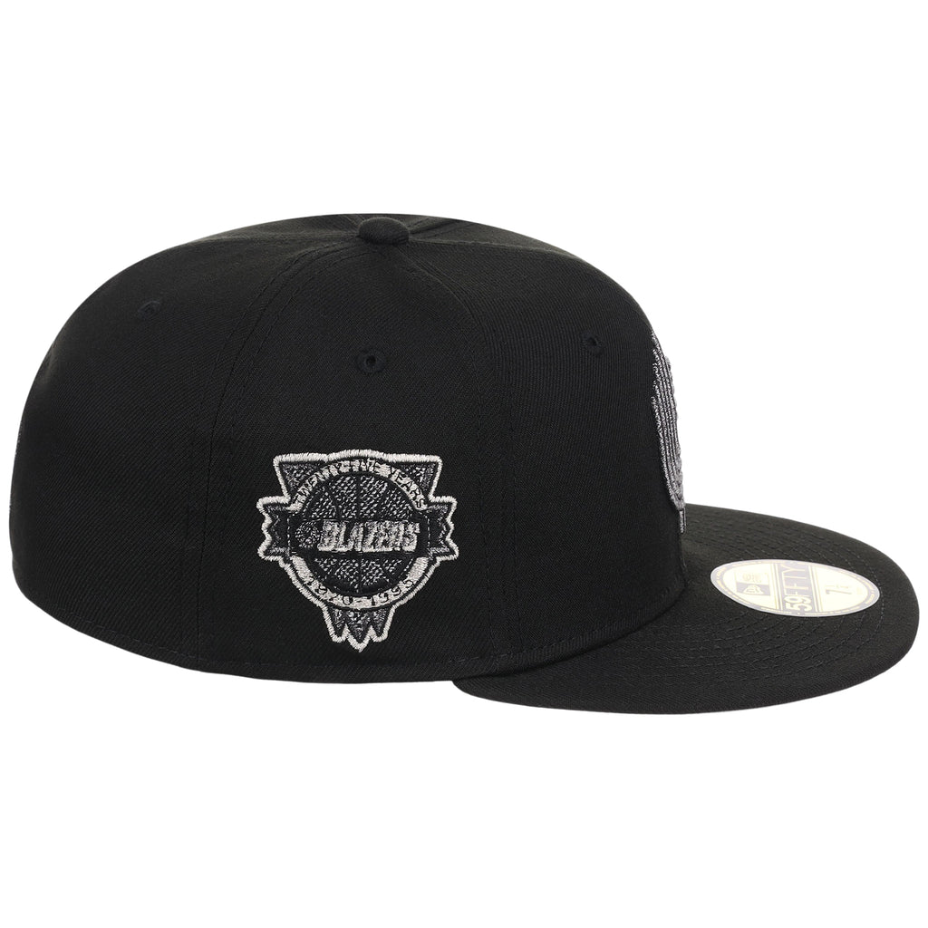 Portland Trail Blazers NBA Liquid Titanium New Era 59FIFTY