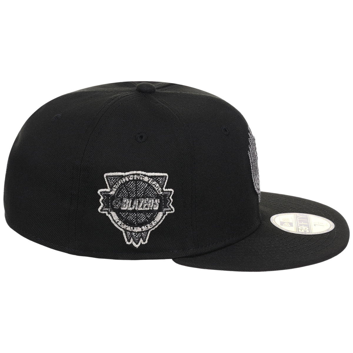 Portland Trail Blazers NBA Liquid Titanium New Era 59FIFTY